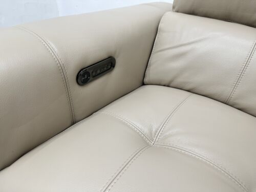 Furniture Village ‘New York’ 3 + 2 Seater in Vanilla Leather